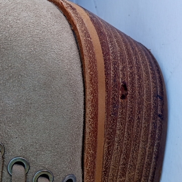 Vince Camuto  Suede Ankle Booties, US 9, Tan, Pre-owned - Picture 7 of 13